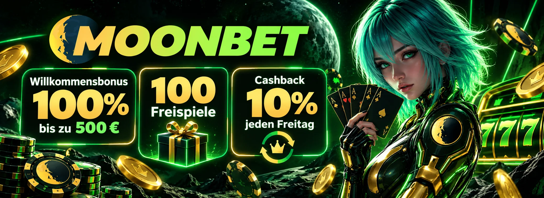 500 € + 100 Freispiele