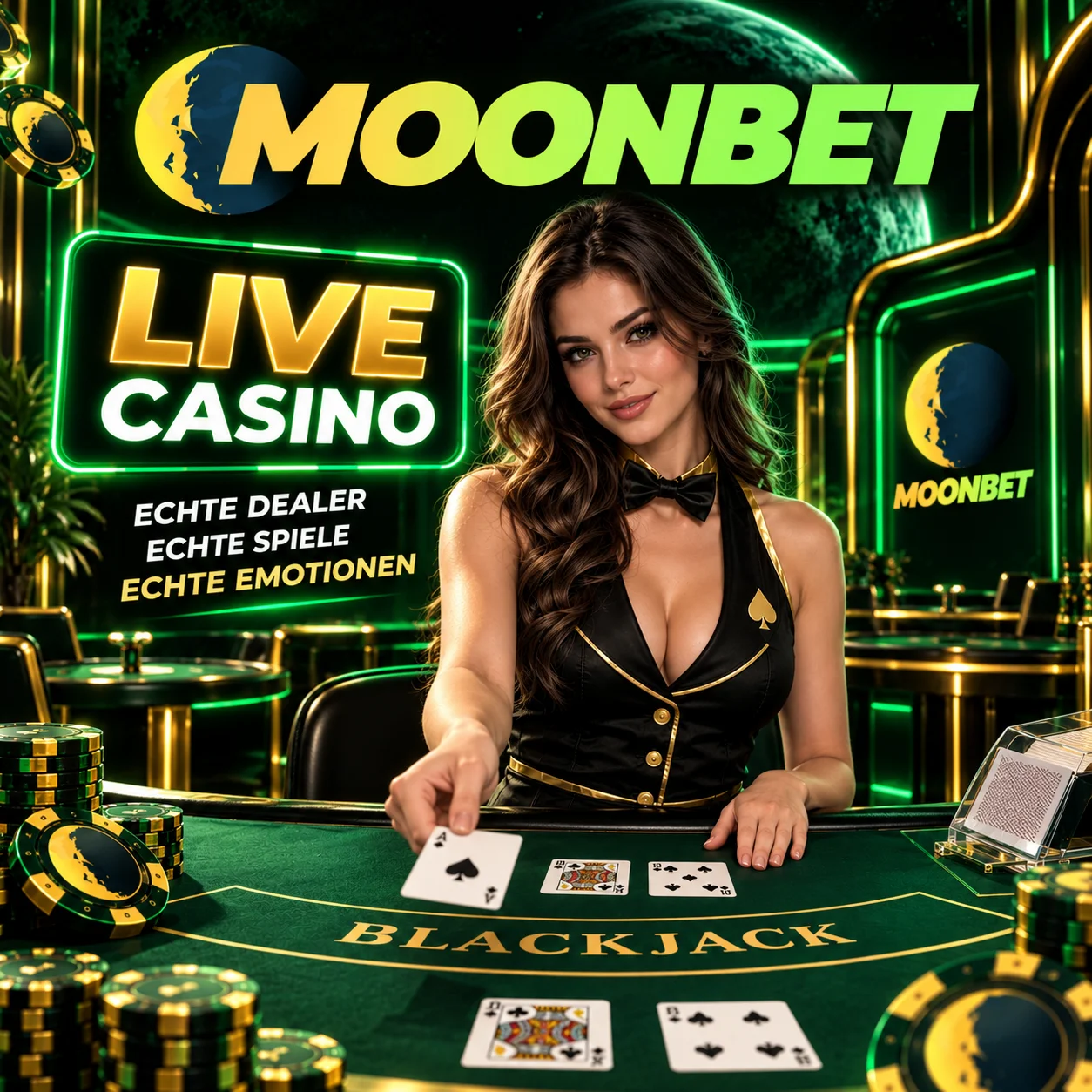 Live-Casino mit 662 Tischen
